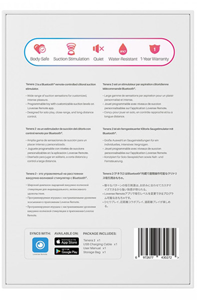 Lovense Tenera 2 PulseSense Clitoris Sucker - Oro slėgio vibratorius 5