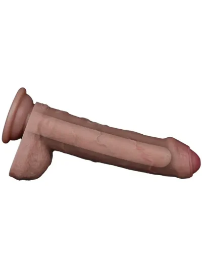 Lovetoy Dual-Layered Silicone Cock 20,5 cm - Gyvenimo dildo 3