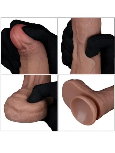 Lovetoy Dual Layered Silicone Cock 21,5 cm - Gyvenimo dildo 3