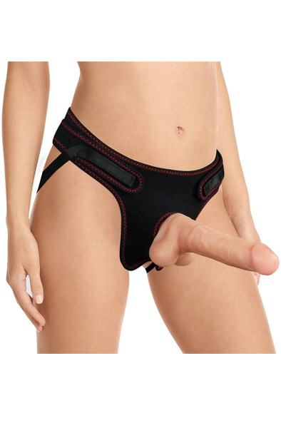 Lovetoy Easy Strapon Set 20 cm - Diržu su diržais 3