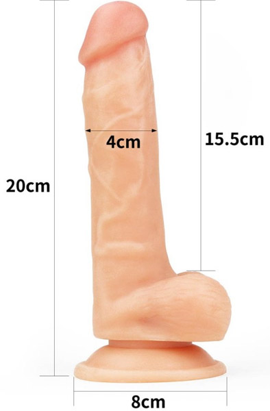 Lovetoy Easy Strapon Set 20 cm - Diržu su diržais 4