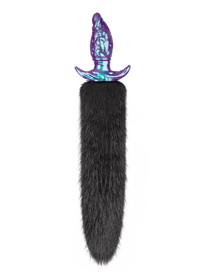 Lovetoy MystiTail Anal Plug With Tail 14 cm - Gyvūnų uodegos analinis kištukas 1 [full]