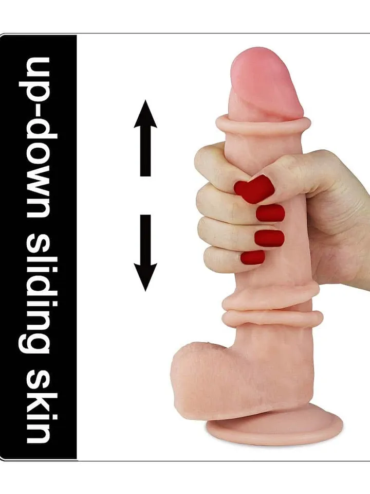 Lovetoy Sliding-Skin Dildo 20 cm - Dildo 2 [full]