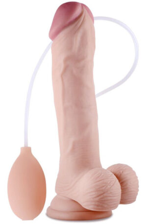 Lovetoy Soft Ejaculation Cock With Ball 17,5cm - Gurkšnoti dildo 1