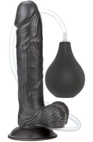 Lovetoy Squirt Extreme Dildo Black 23cm - Gurkšnoti dildo 1