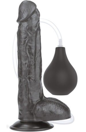 Lovetoy Squirt Extreme Dildo Black 25,5cm - Gurkšnoti dildo 1