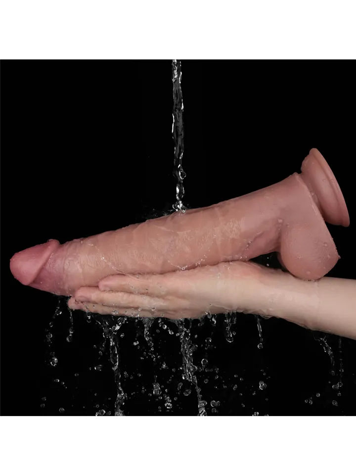 Lovetoy Vibrating Dual Density Dildo 31 cm - Vibruojantis dildo 3 [full]