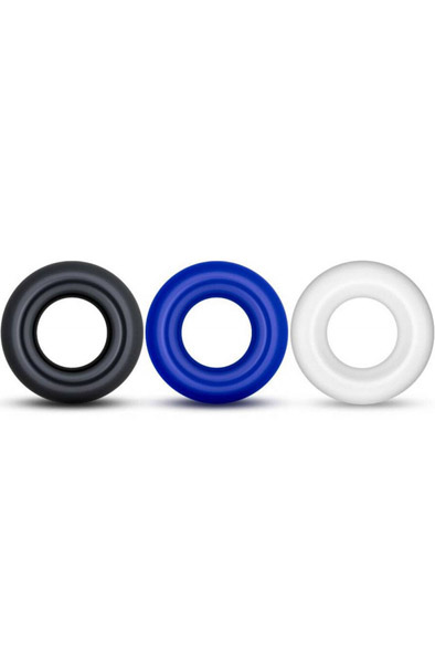 Lovetoy X-Basic Donut Rings 3-pack - Gaidžio žiedo rinkinys 2