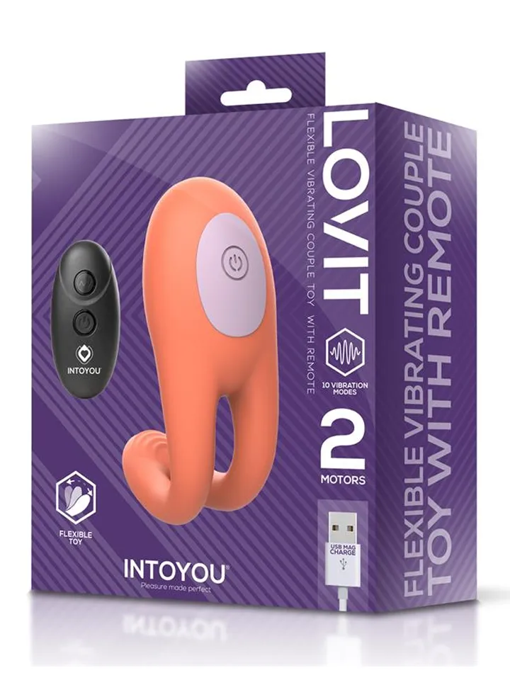 Lovit Vibrating Couple Toy Flexible With Remote - Porų vibratorius 4 [full]