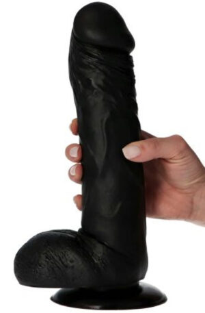 Lucio Dildo Black 28 cm - Gyvenimo dildo 1