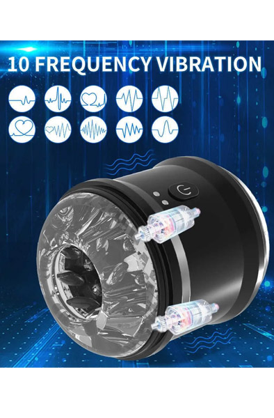 Ludick 10 Vibrations Vibrating Masturbator - Vibruojantis masturbatorius 2