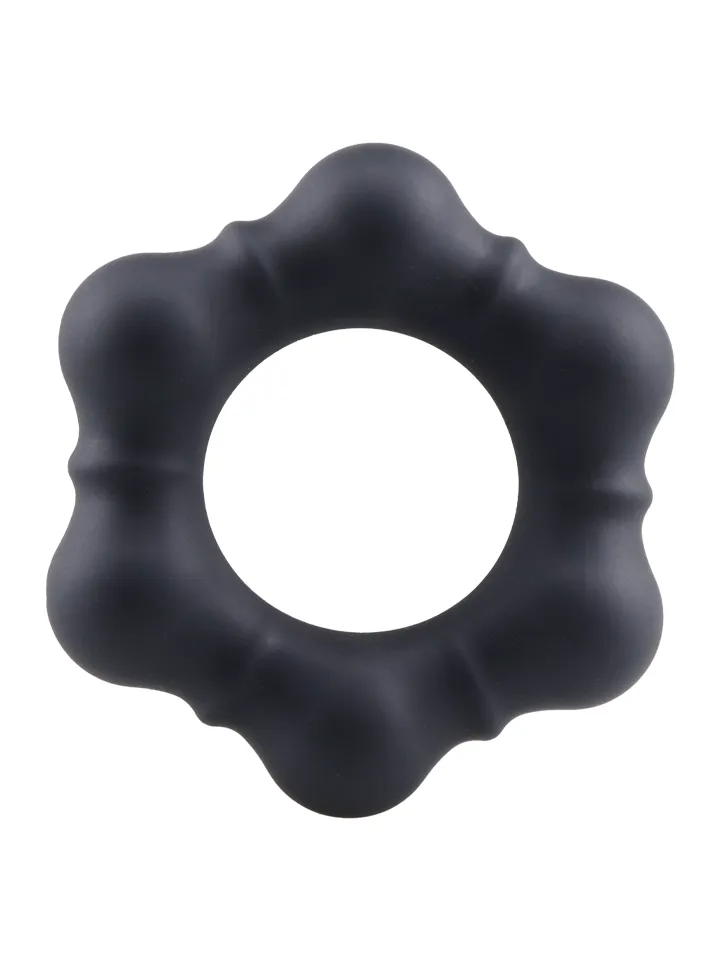 Luminous Silicone Cock Ring Black - Gaidžio žiedas 2 [full]