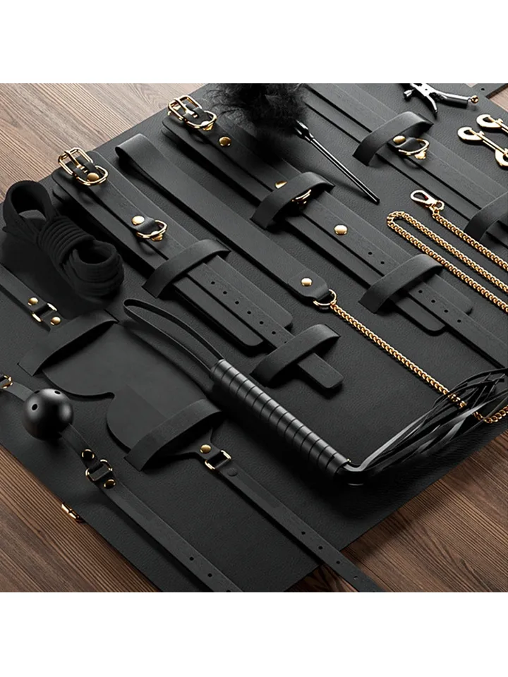 Luxury BDSM 11-pcs Kit Clarissa Black - Vergavimo rinkinys 3