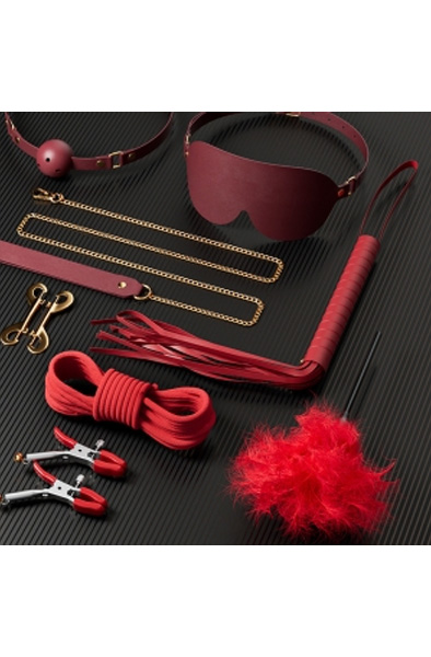 Luxury BDSM 11-pcs Kit Clarissa Red - Vergavimo rinkinys 2