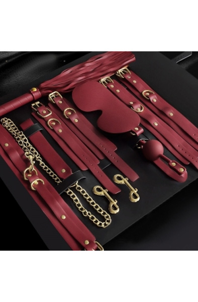 Luxury BDSM 11-pcs Kit Clarissa Red - Vergavimo rinkinys 3