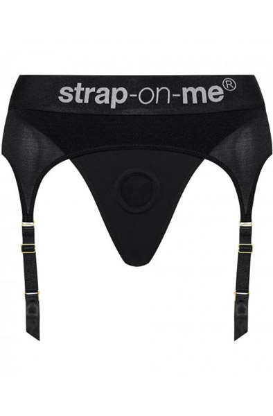 Luxury Strap-On Harness with Suspenders M - Pakinktai 1