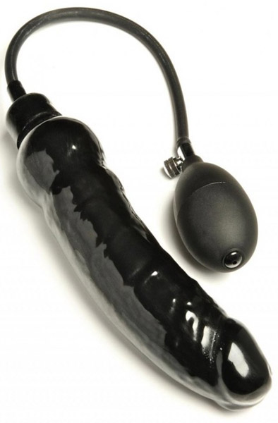 M&K Large Inflatable Dildo 20cm - Pripučiamas dildo 1