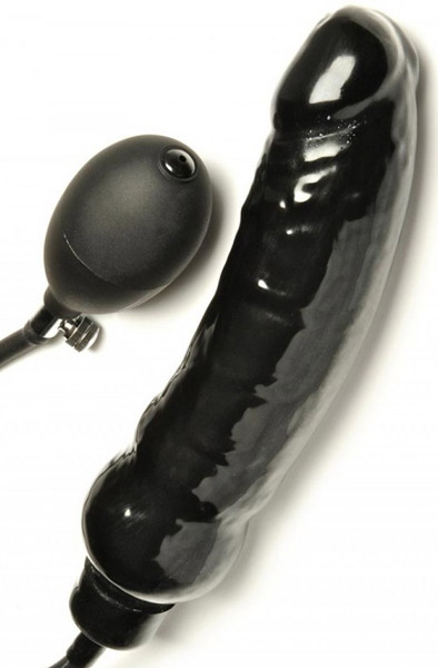 M&K Large Inflatable Dildo 20cm - Pripučiamas dildo 2
