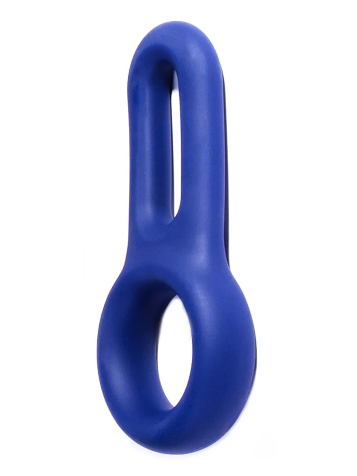 Macho Armor Silicone Cock & Ball Ring Blue - Varpos ir kapšelio žiedai 1 [full]