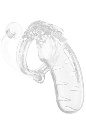 Mancage 11 Chasity Cage With Plug Transparent - Skaistybės narvas 1