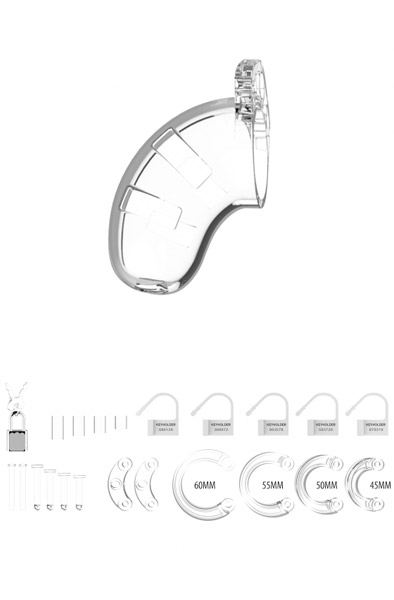 Mancage 13 Chastity Cock Cage Transparent - Skaistybės narvas 2