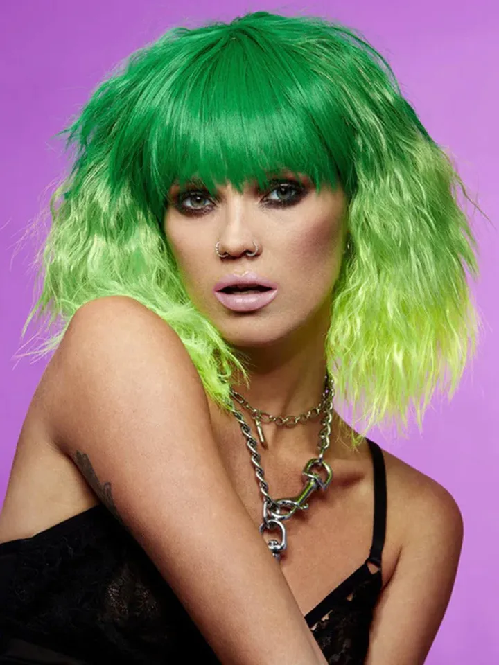 Manic Panic Green Envy Goddess Wig - Perukas 1 [full]