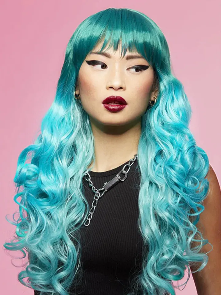 Manic Panic Mermaid Aqua Wig - Perukas 1 [full]