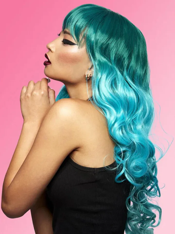 Manic Panic Mermaid Aqua Wig - Perukas 2 [full]