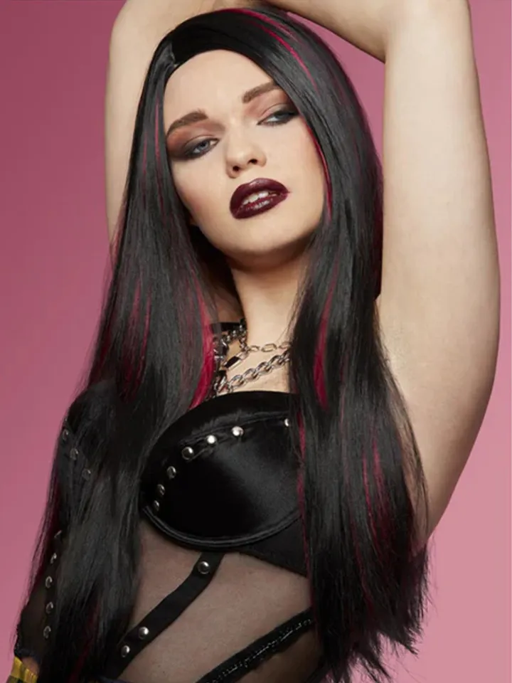Manic Panic Red & Black Vampire Wig - Perukas 2 [full]