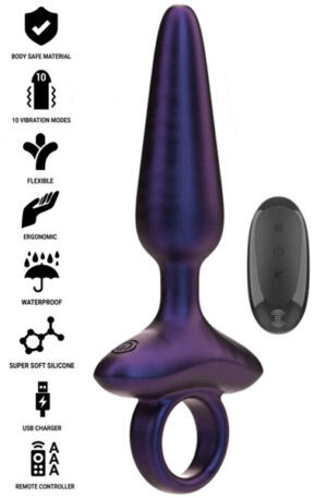 Marlon Vibrating Anal Plug Remote Control - Vibruojantis analinis kištukas 1