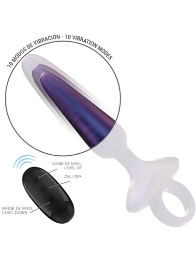 Marlon Vibrating Anal Plug Remote Control - Vibruojantis analinis kištukas 4