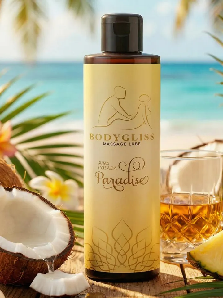 Massage Oil & Lubricant Pina Colada Paradise 150 ml - Masažinis aliejus 2 [full]