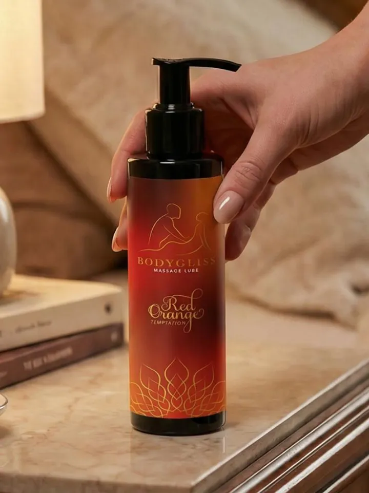 Massage Oil & Lubricant Red Orange Temptation 150 ml - Masažinis aliejus 3 [full]