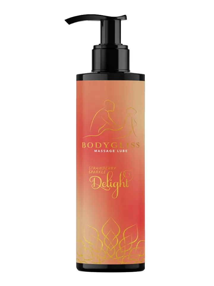 Massage Oil & Lubricant Strawberry Spark Delight 150 ml - Masažinis aliejus 2 [full]