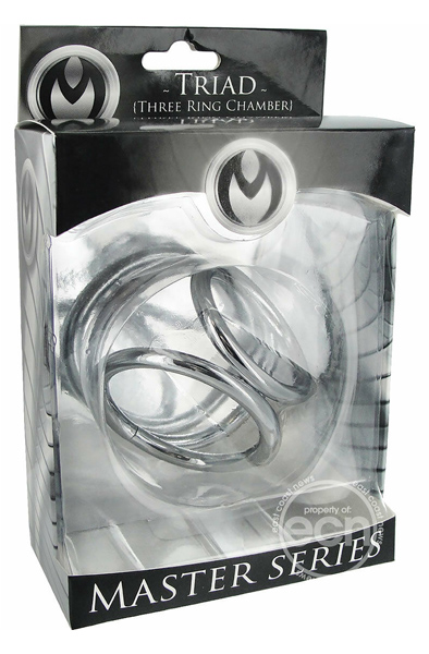Master Series The Triad Chamber Cock & Ball Ring Medium - Gaidžio žiedas 2