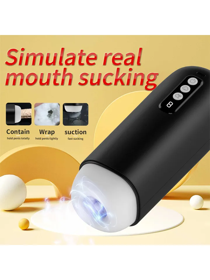 Masturbator 8 Sucking Mode + Interactive Function - Vibruojantis masturbatorius 3 [full]