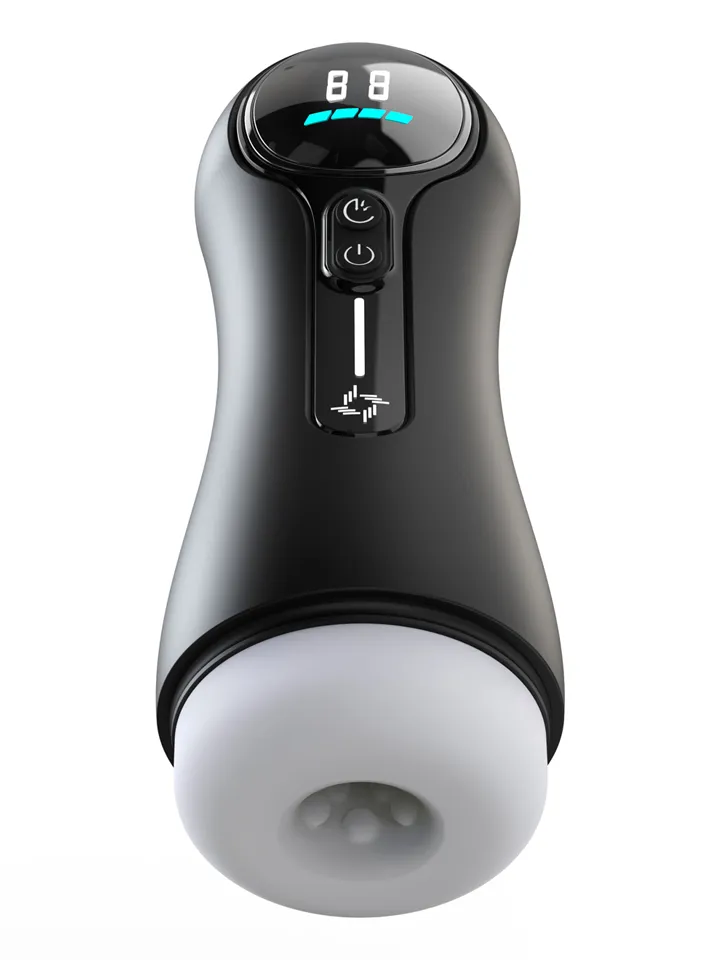 Masturbator With 4 Suction & 9 Vibration Modes - Masturbatorius 1 [full]