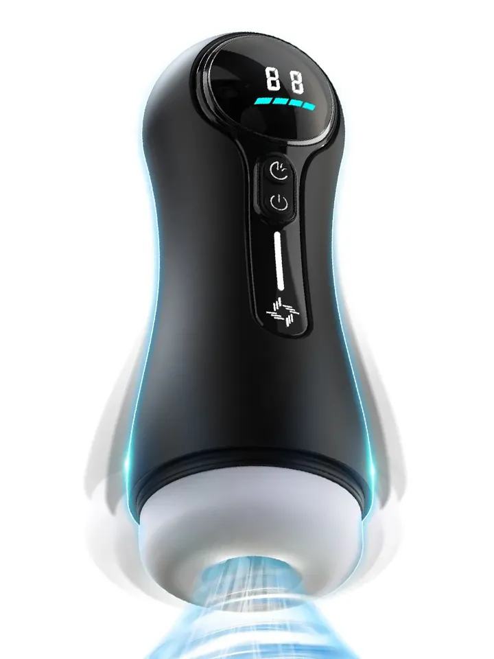 Masturbator With 4 Suction & 9 Vibration Modes - Masturbatorius 2 [full]