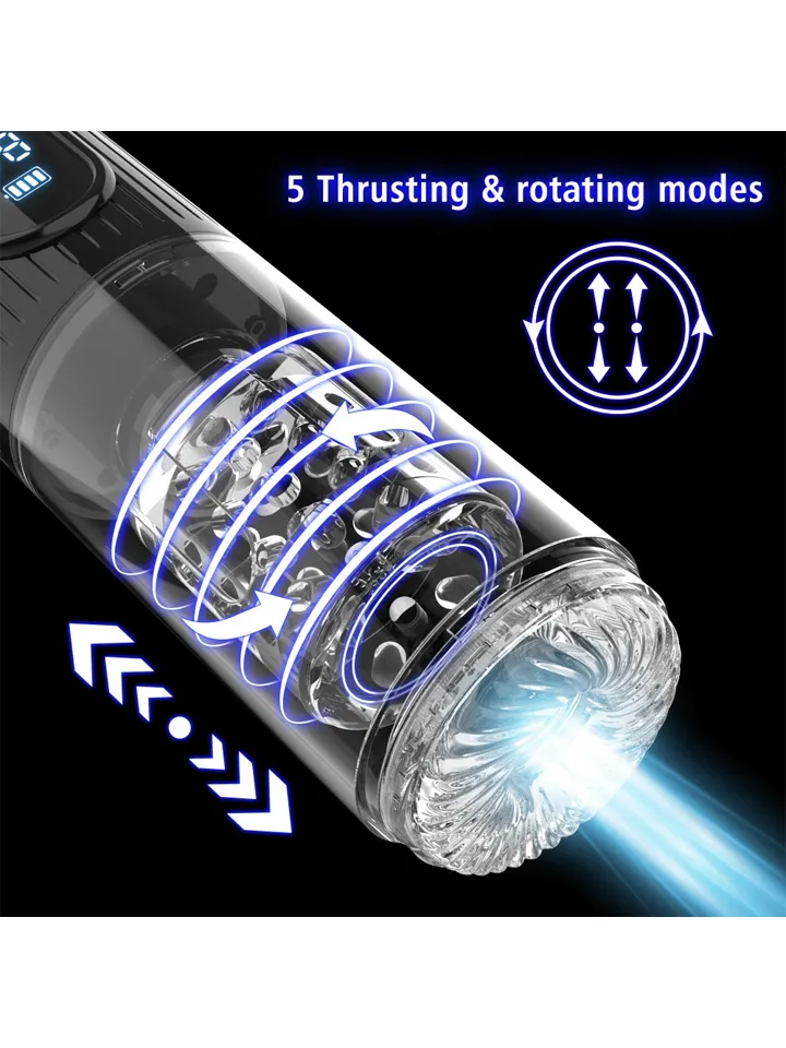 Masturbator With Suction, Rotating & Thrusting Motion - Automatinis masturbatorius 3 [full]