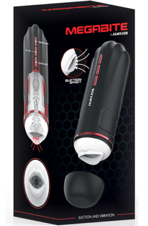 Megabite Mouth Suction & Vibration Masturbator - Masturbatorius 1