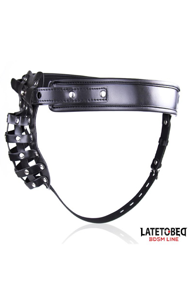 Mens Chastity Pants With Cage Adjustable - Skaistybės diržas 3