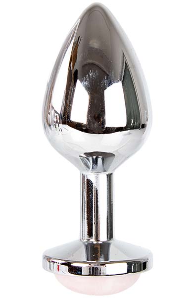 Metal Plug Gemstone Pink Medium - Analinis kaištis metalinis 2