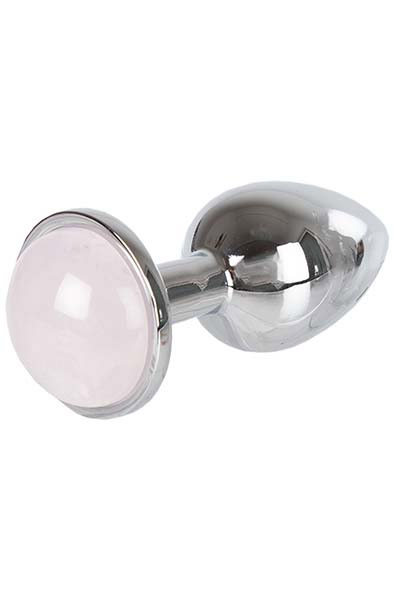 Metal Plug Gemstone Pink Small - Analinis kaištis metalinis 1