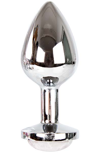 Metal Plug Gemstone Purple Medium - Analinis kaištis metalinis 2