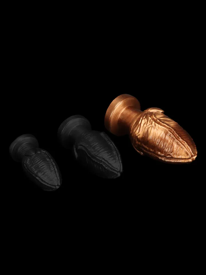 Metallic Fantasy Goldnut Plug 20 cm - Xxl buttplug 3 [full]