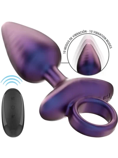 Michael Vibrating Anal Plug Remote Control - Vibruojantis analinis kištukas 2