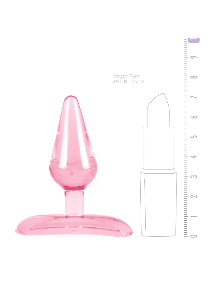 Mini Anal Plug Pink - Mini analinis kištukas 3 [full]