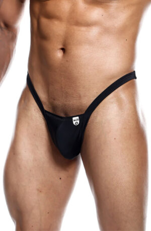 MOB Eroticwear Y Buns Thong Black - Jockstrap 1