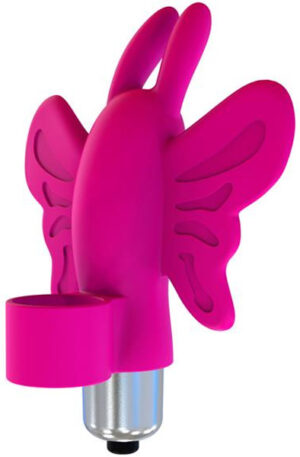 Monarch Pink Butterfly Bullet Silicone - Piršto vibratorius 1
