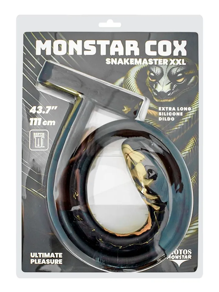 Monstar Cox Snakemaster XXL 111 cm - Ypač ilgas analinis dildo 3 [full]